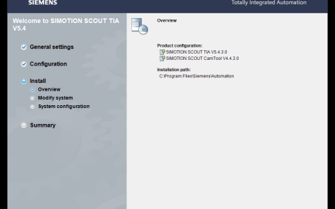 西门子博图版simotion scout tia安装教程